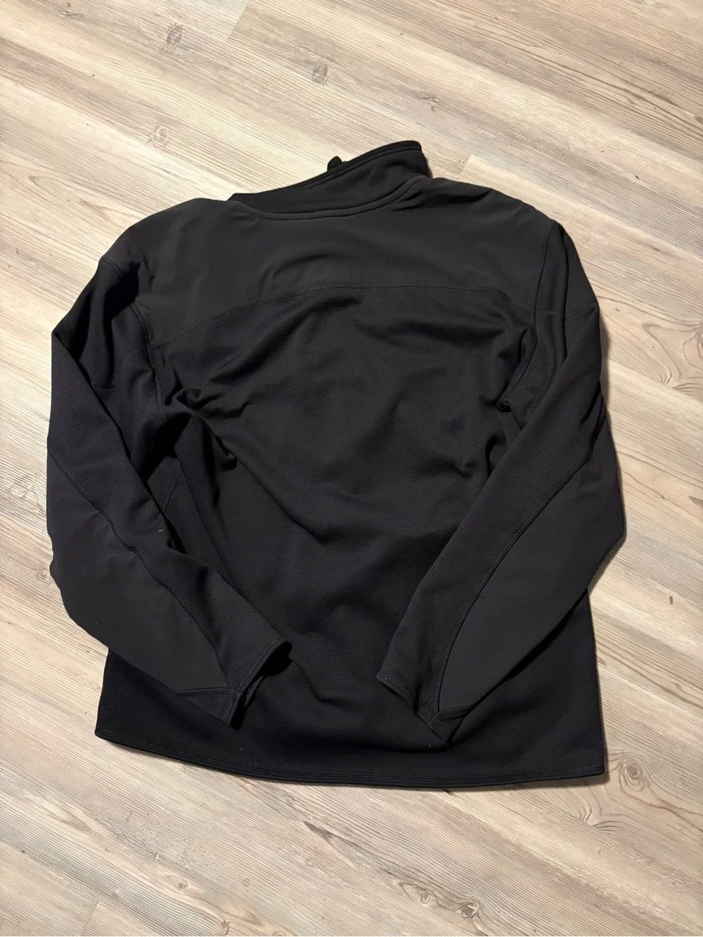 The North Face Men's TKA Stealth Full Zip Fleece Jkt Zip Pockets Black Sz XL EUC